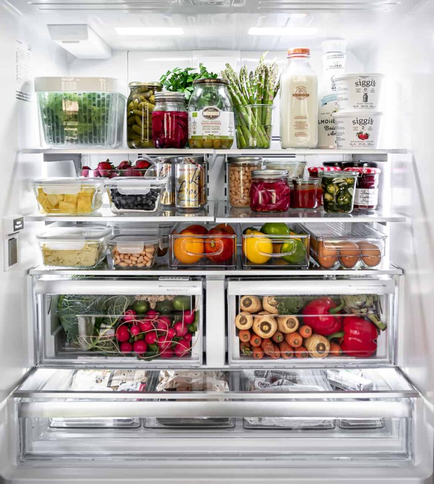 Organize Your Fridge with Containers