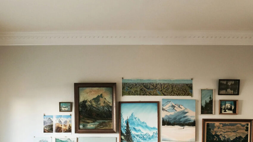 How to Hang Unframed Prints on the Wall