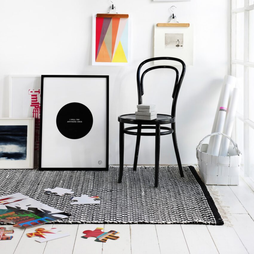 Hang Unframed Prints on the Wall
