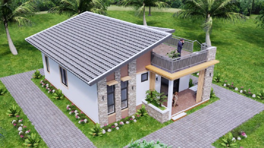 Simple House Design with Terrace: Create a Harmonious Retreat