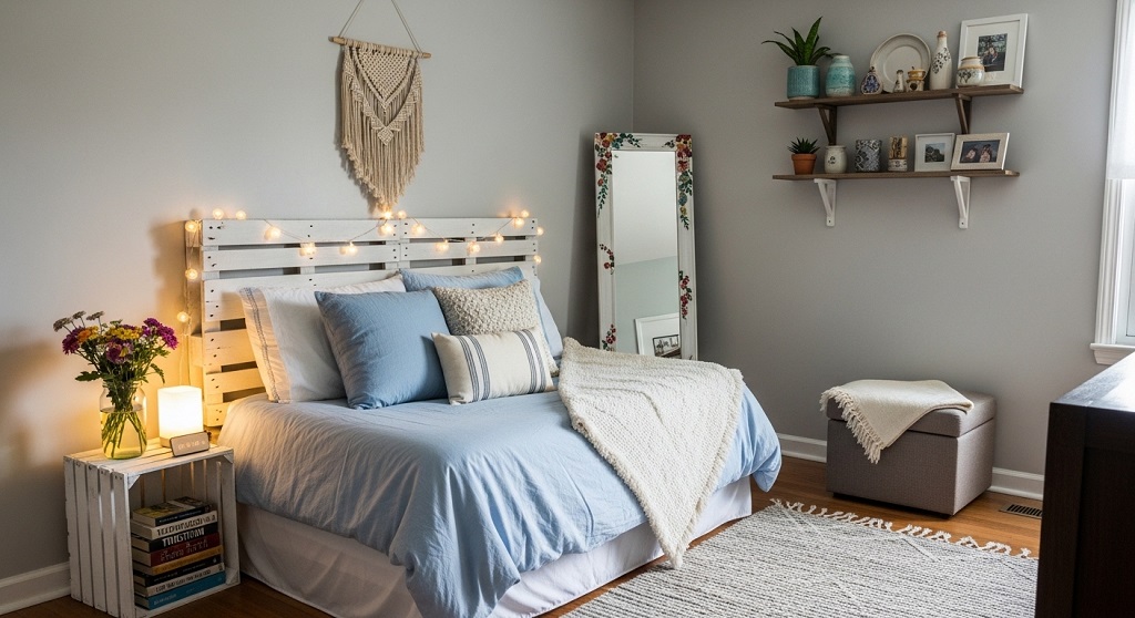 small bedroom makeover before and after budget transformation